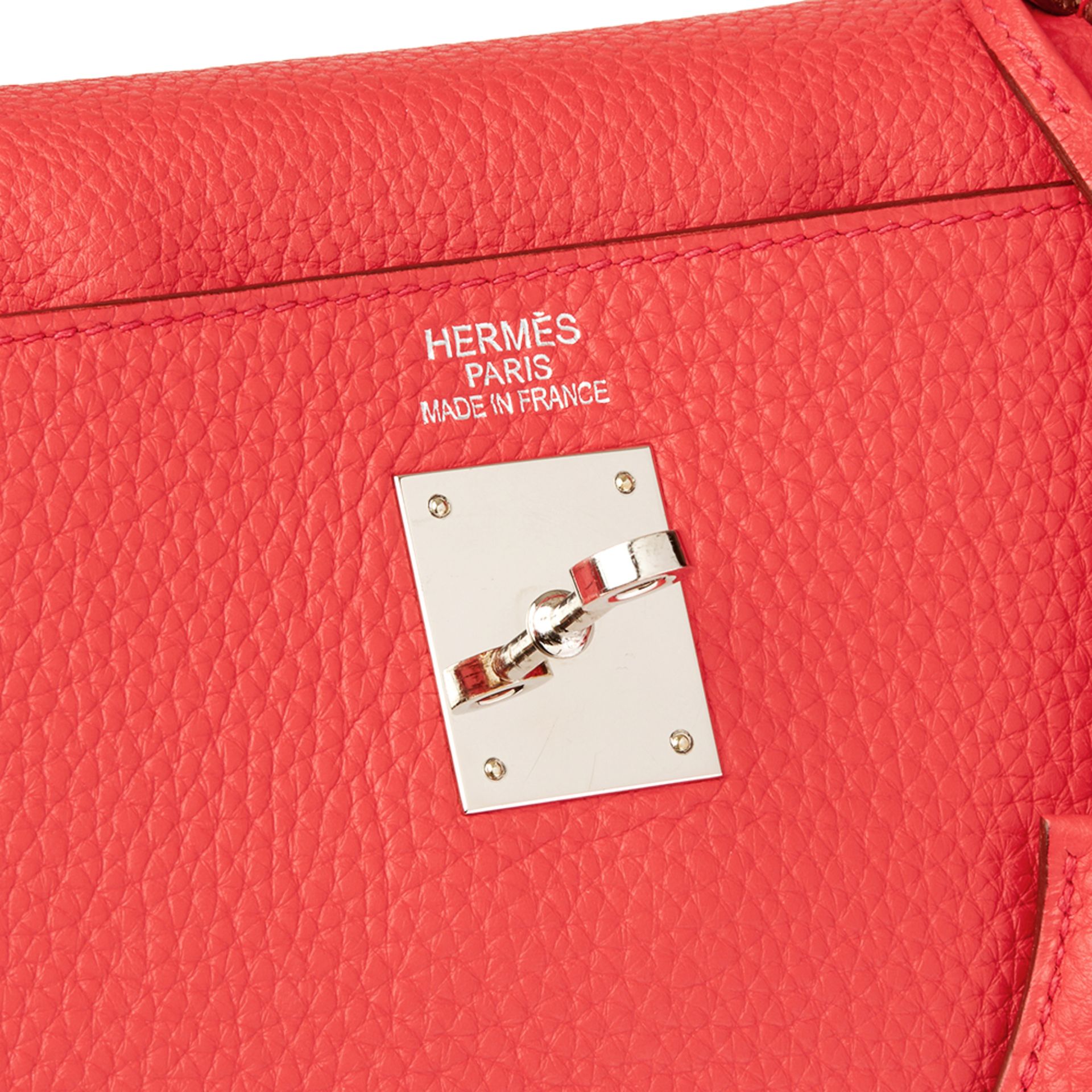 Hermès Bougainvillier Togo Leather Kelly 35cm Retourne - Image 7 of 10