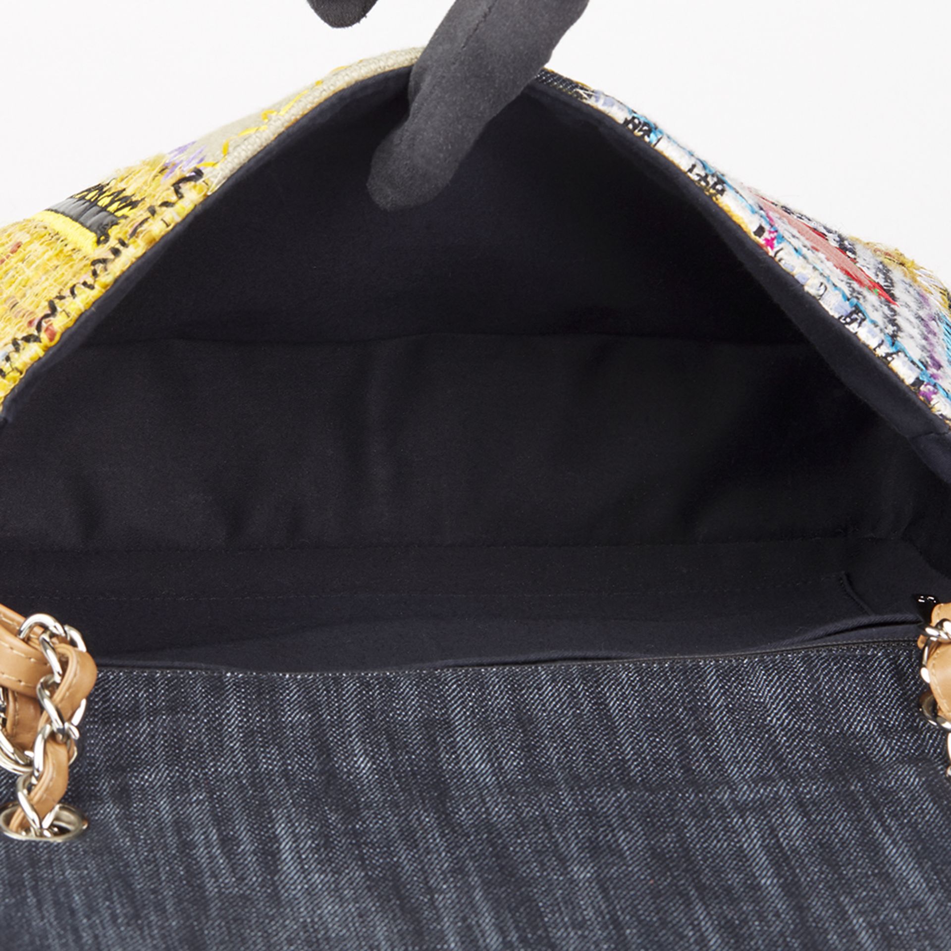 Chanel Multicolour Patchwork Multi-Fabric Jumbo Flap Bag - Image 9 of 10