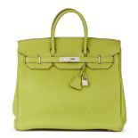 Hermès Vert Anis Togo Leather Birkin 32cm HAC