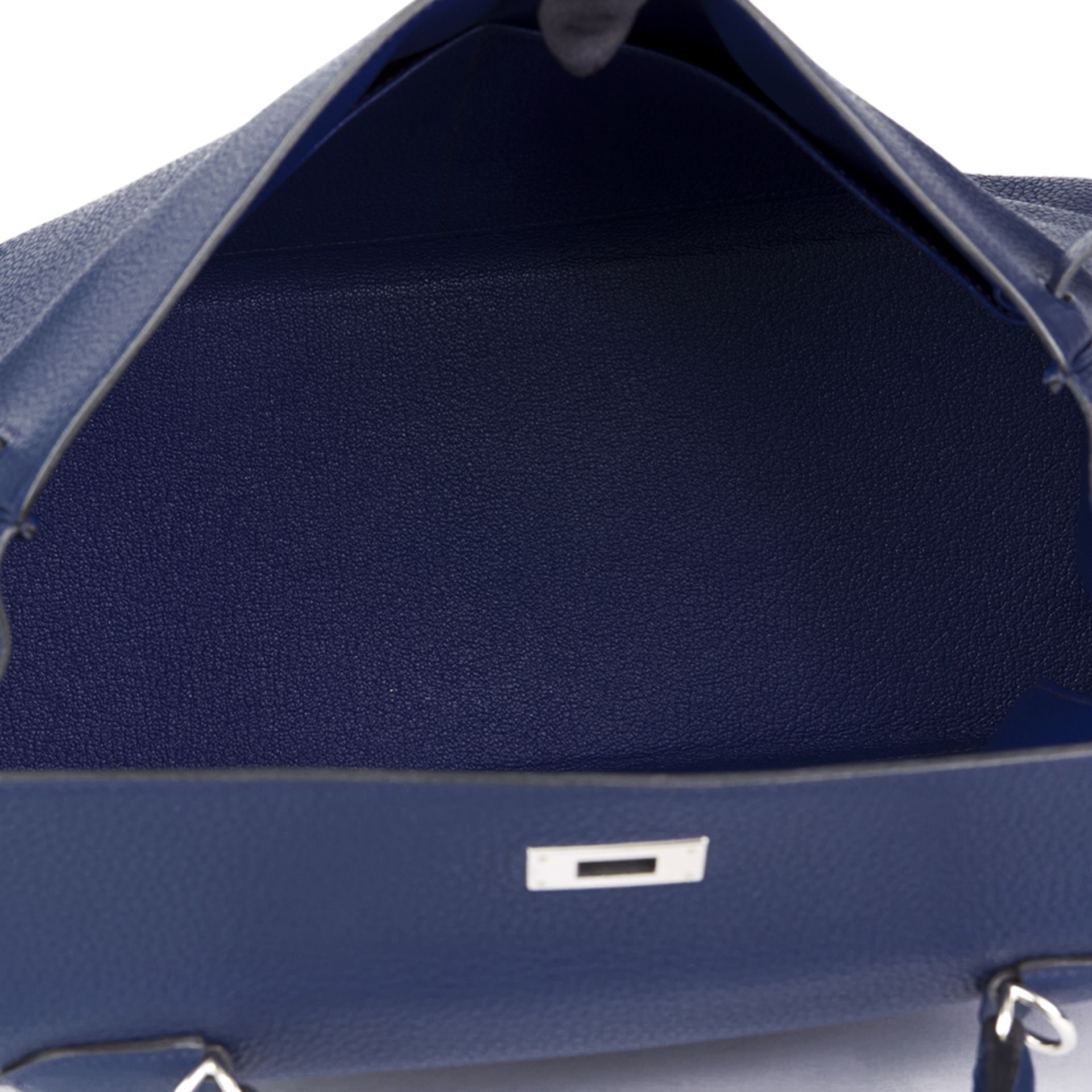 Hermès Bleu Saphir Togo Leather Kelly 35cm Retourne - Image 9 of 10