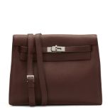 Hermès Havane Evergrain Leather Kelly Danse