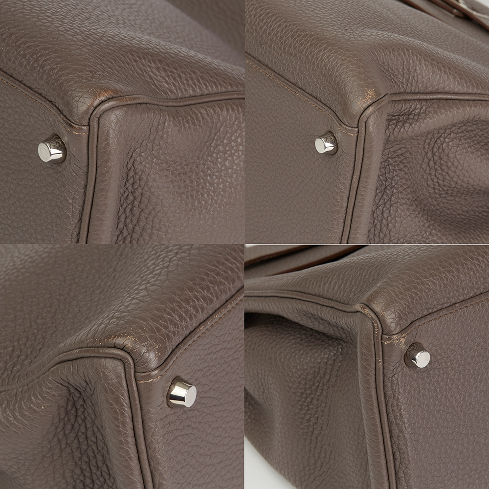 Hermès Etain Togo Leather Kelly 35cm Retourne - Image 10 of 11
