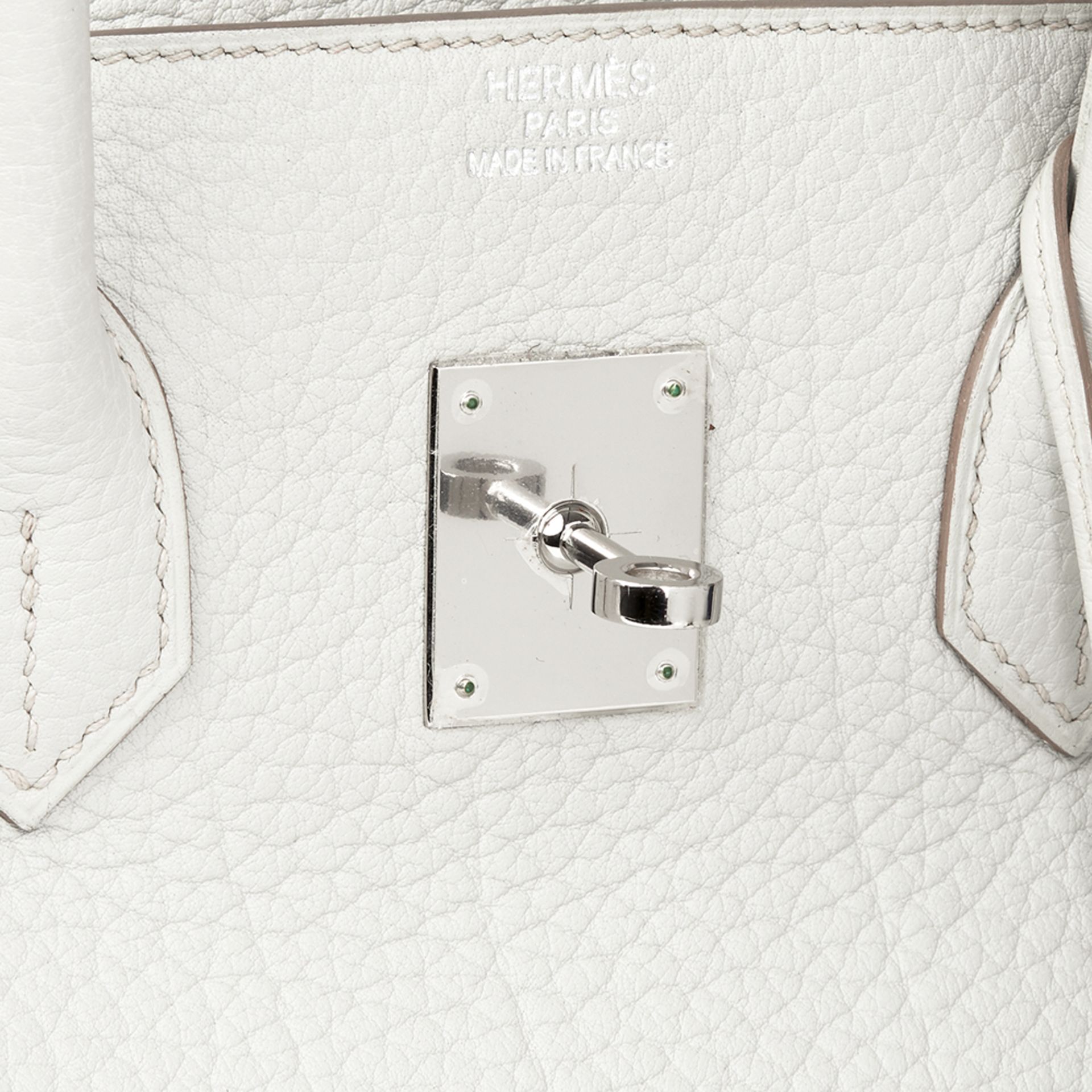 Hermès Gris Perle Fjord Leather Birkin 35cm - Image 7 of 9