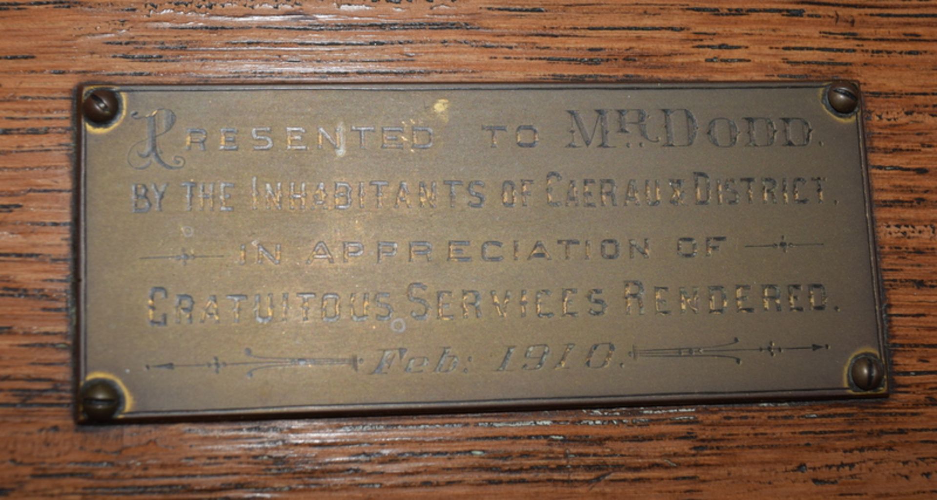 Edwardian Oak Cylinder Secretary Bookcase - Image 6 of 6