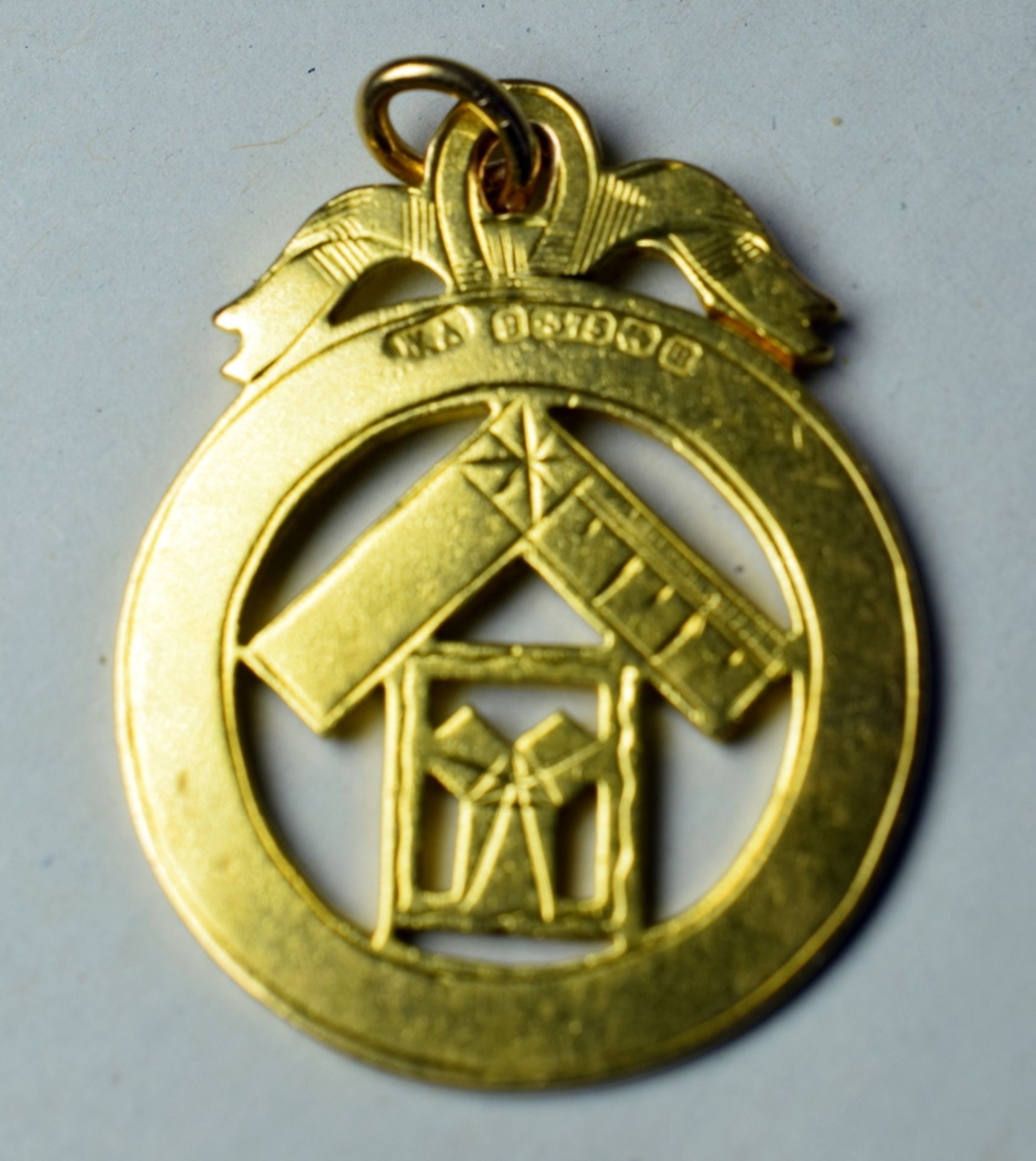 9ct Gold Masonic Pendant c1911 - Bild 2 aus 4