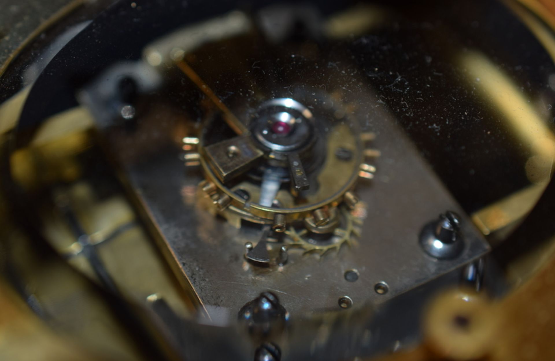 Excellent Brass Repeater Carriage Clock - Image 3 of 8