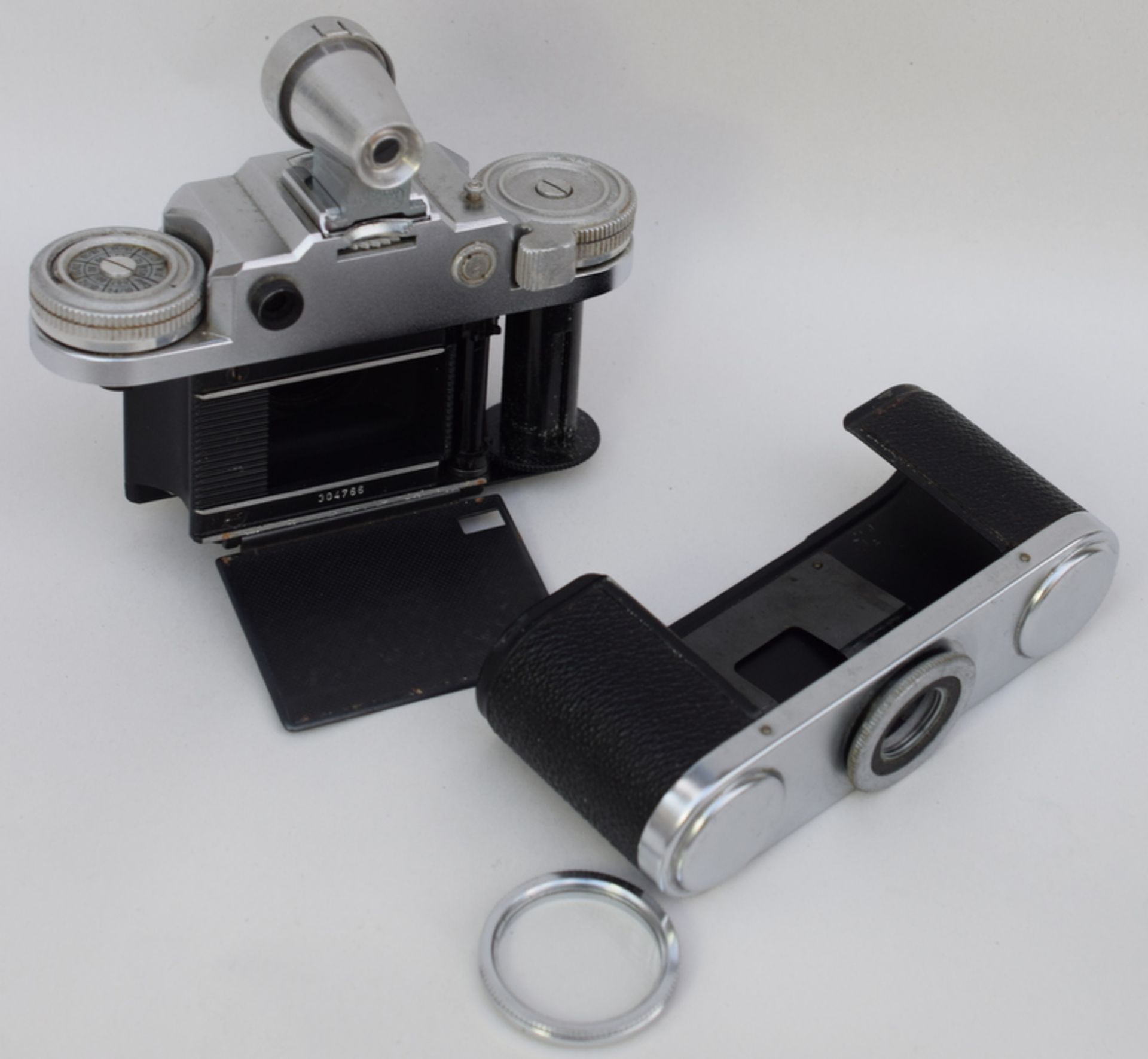 Braun Super Paxette 35mm Film Camera With Pointikar 1:2,8 / 45mm Lens - Bild 2 aus 5