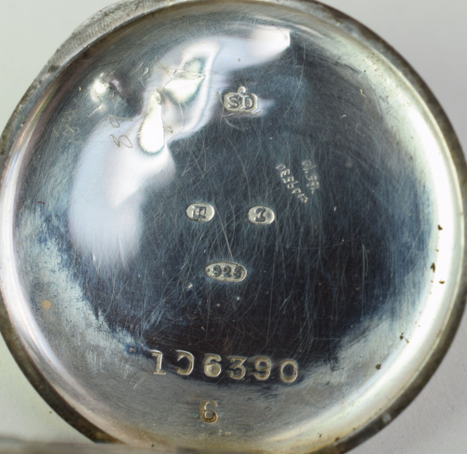 Lady's Silver Trench Watch c1920/30s - Bild 5 aus 7