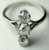 Vintage Lady's 1ct Diamond Trilogy Ring ***Reserve reduced 22.6.18***