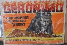 Chuck Connors Geronimo 1962 Cinema Poster .40x30