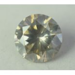 Natural 1ct Diamond Fancy Yellow/Green Colour With Certificate.