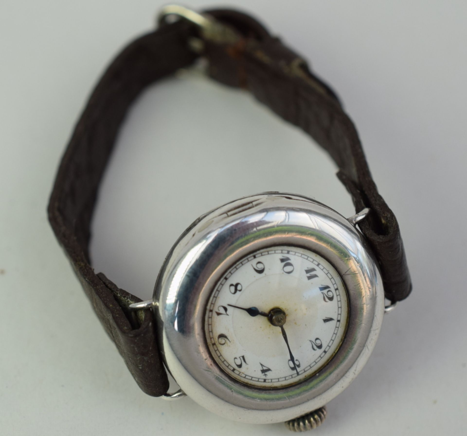 Lady's Silver Trench Watch c1920/30s - Bild 2 aus 7
