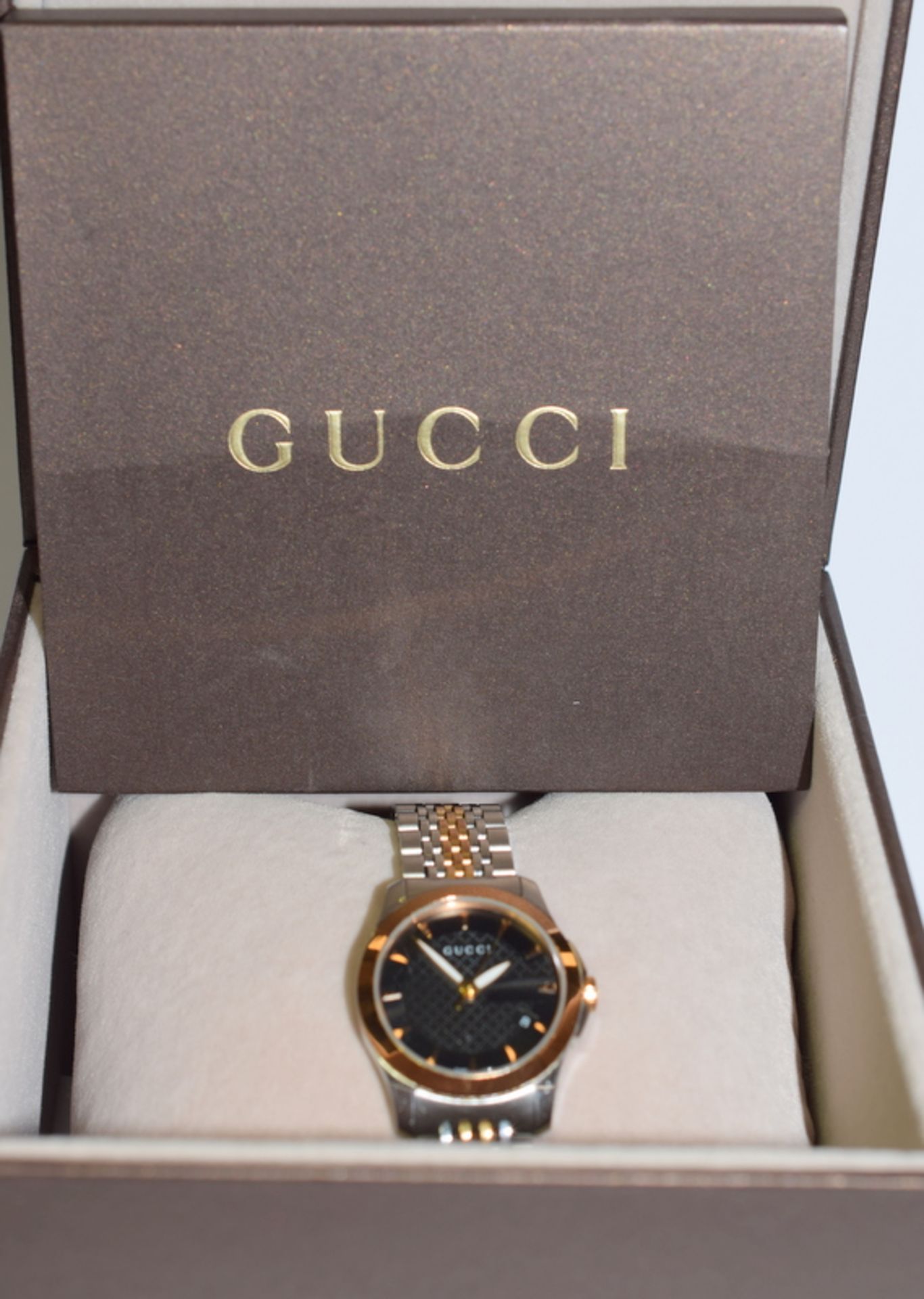 Lady's Gucci G-Timeless watch. - Image 6 of 6