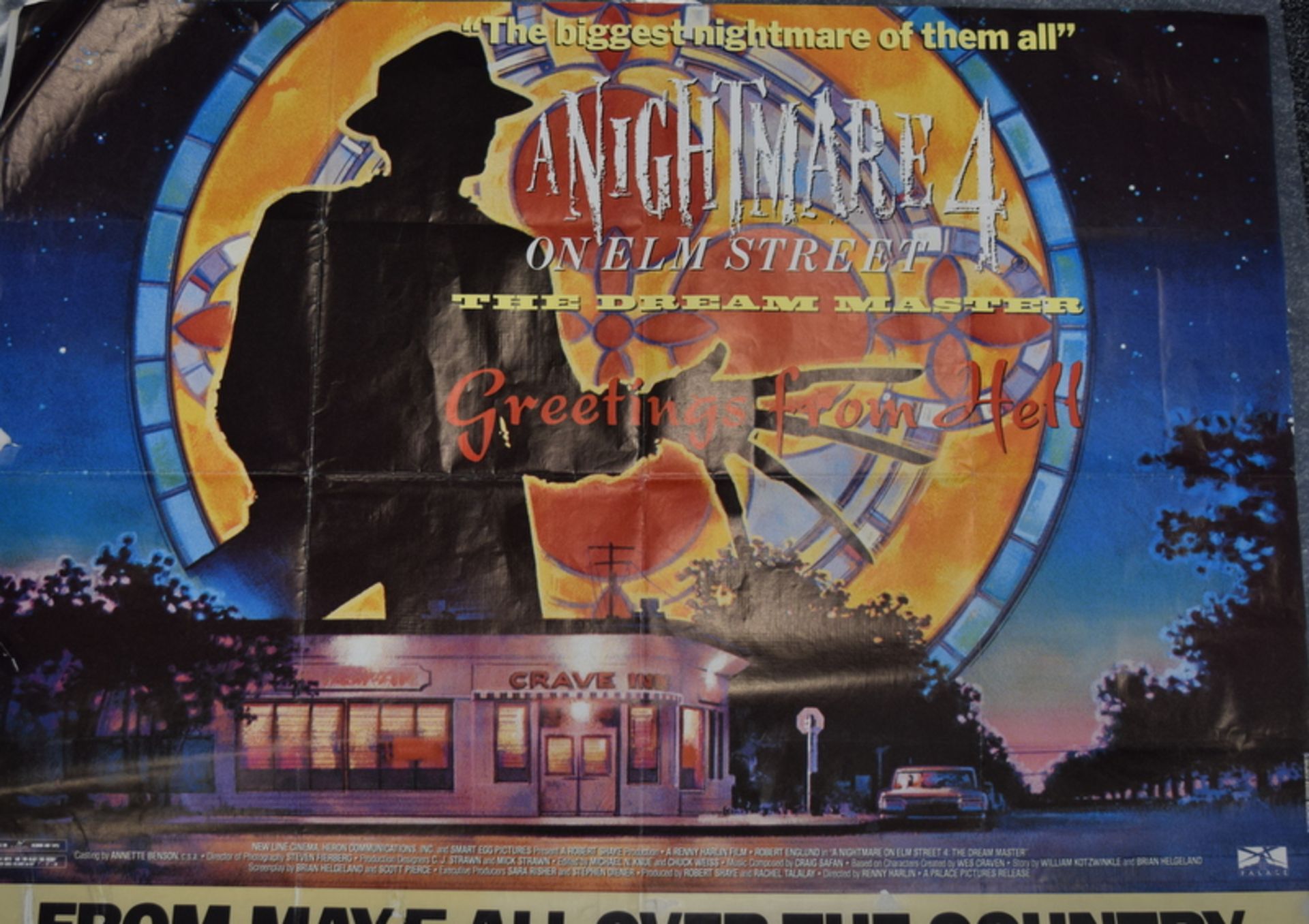 A Nightmare On Elm Street Cinema Poster 1984 .40x30 - Bild 3 aus 3