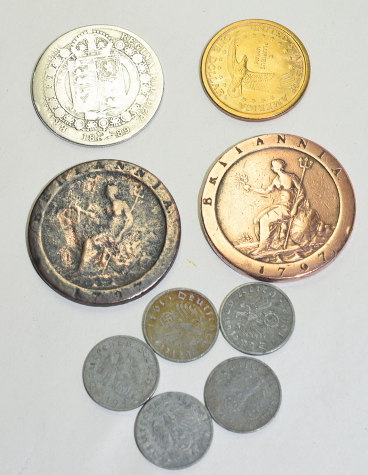 Group Of Coins And Tokens - Image 2 of 4