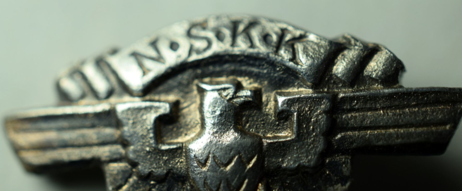 NSKK White Metal German Lapel Badge - Image 3 of 4