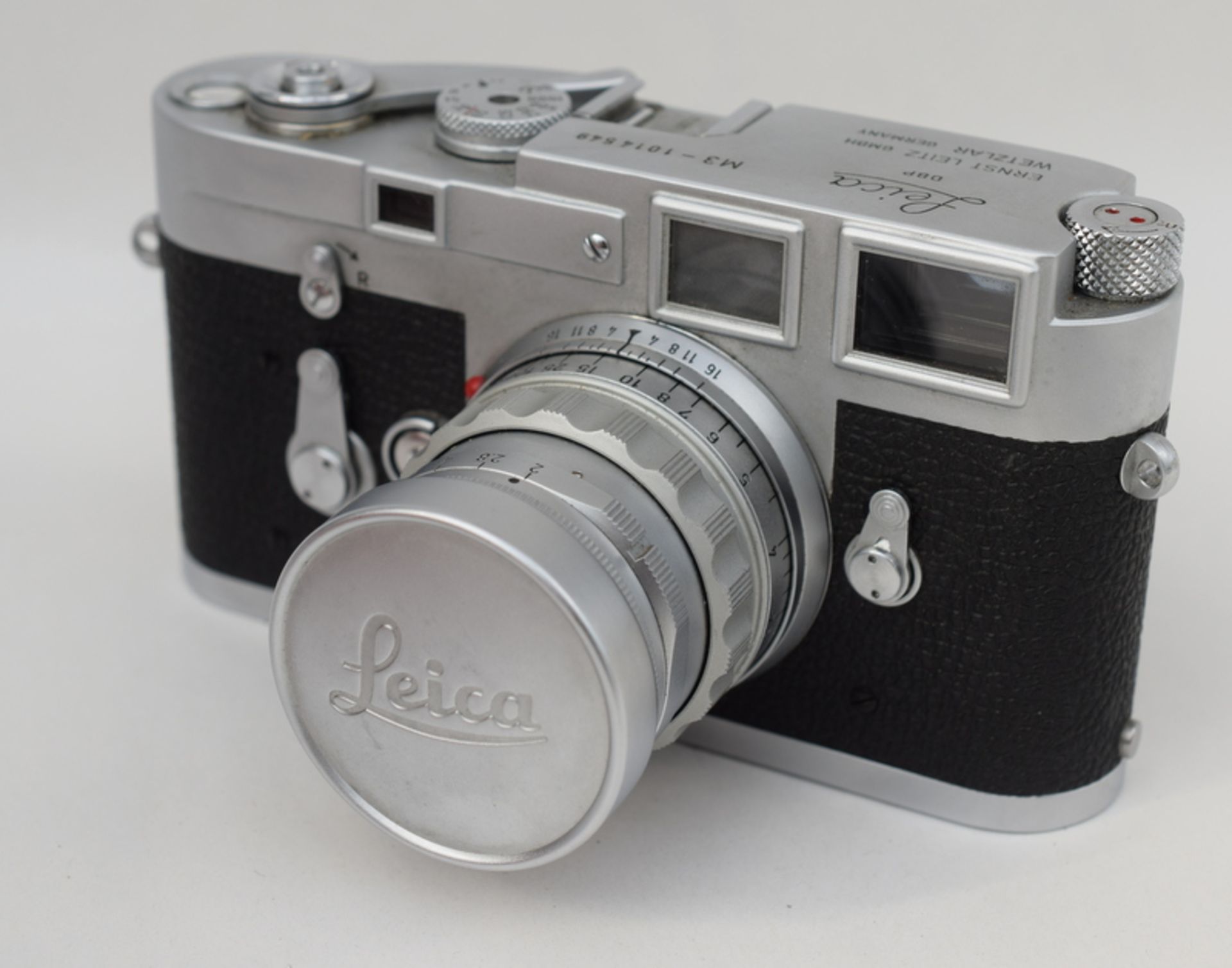 Rare Leica M3 Rangefinder c1960 With Summicron Lens - Bild 2 aus 7