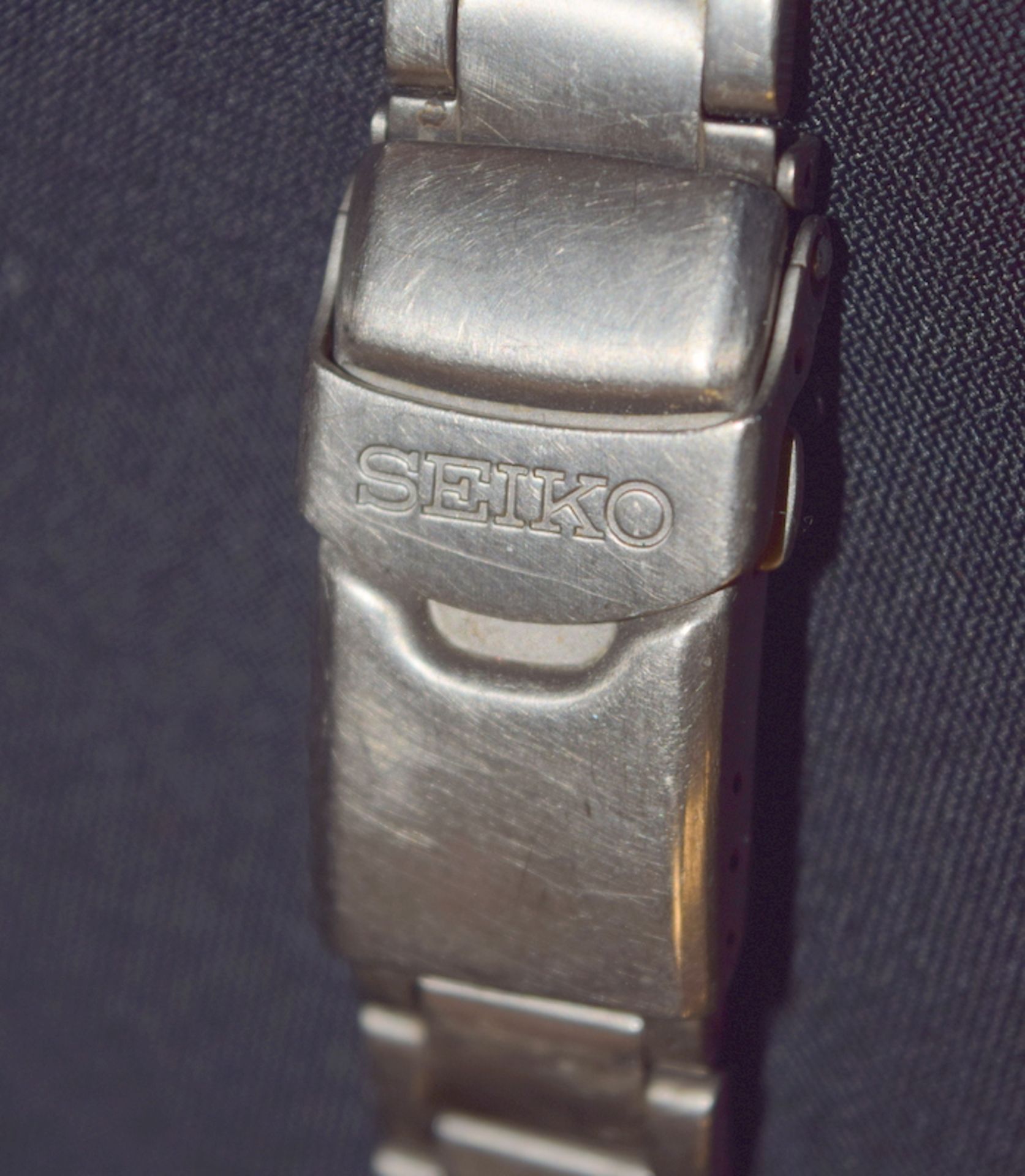 Vintage Seiko Titanium Ultrasonic Alarm Watch - Bild 6 aus 6