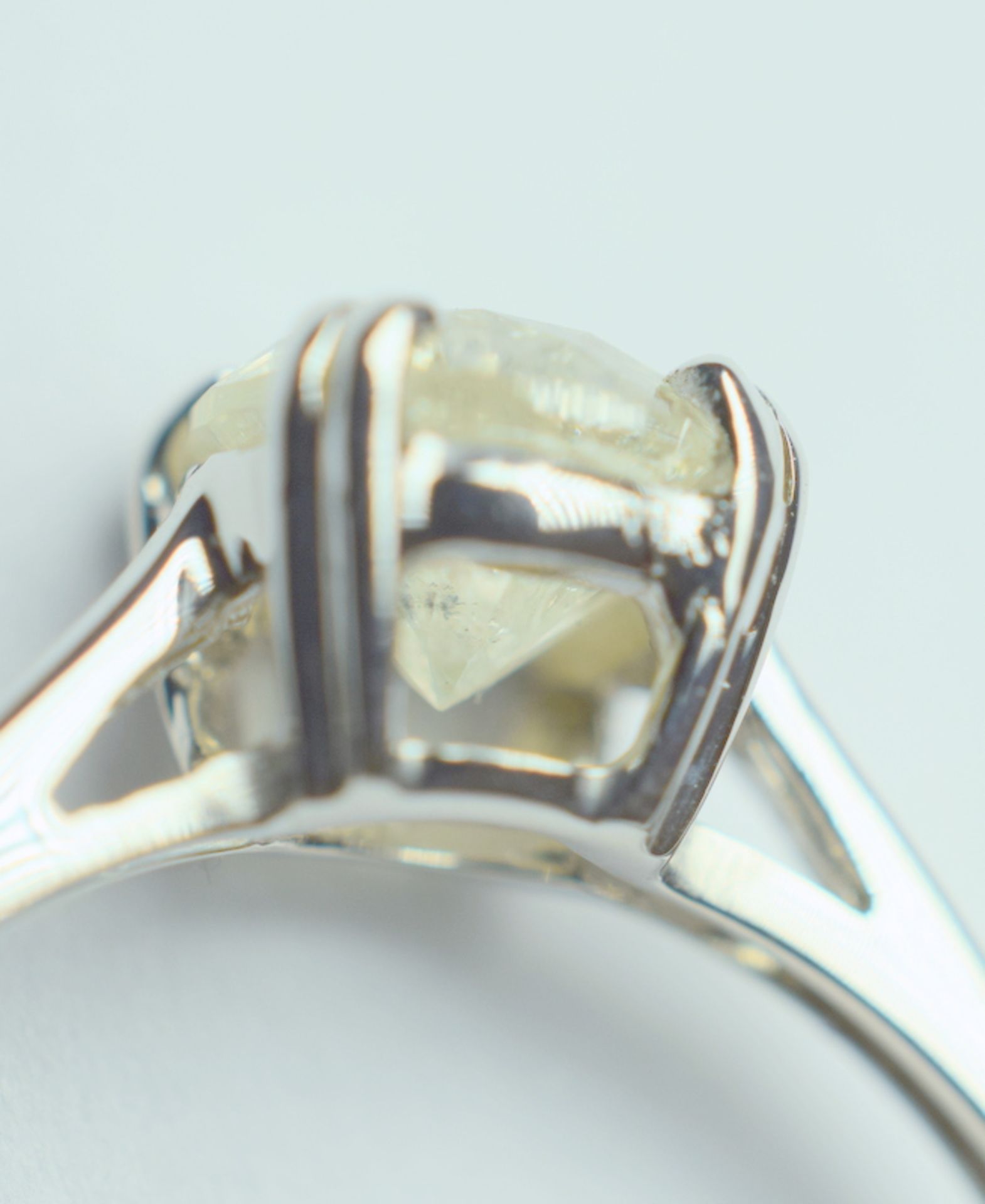 1ct Diamond Ring On 18ct White Gold - Bild 6 aus 9