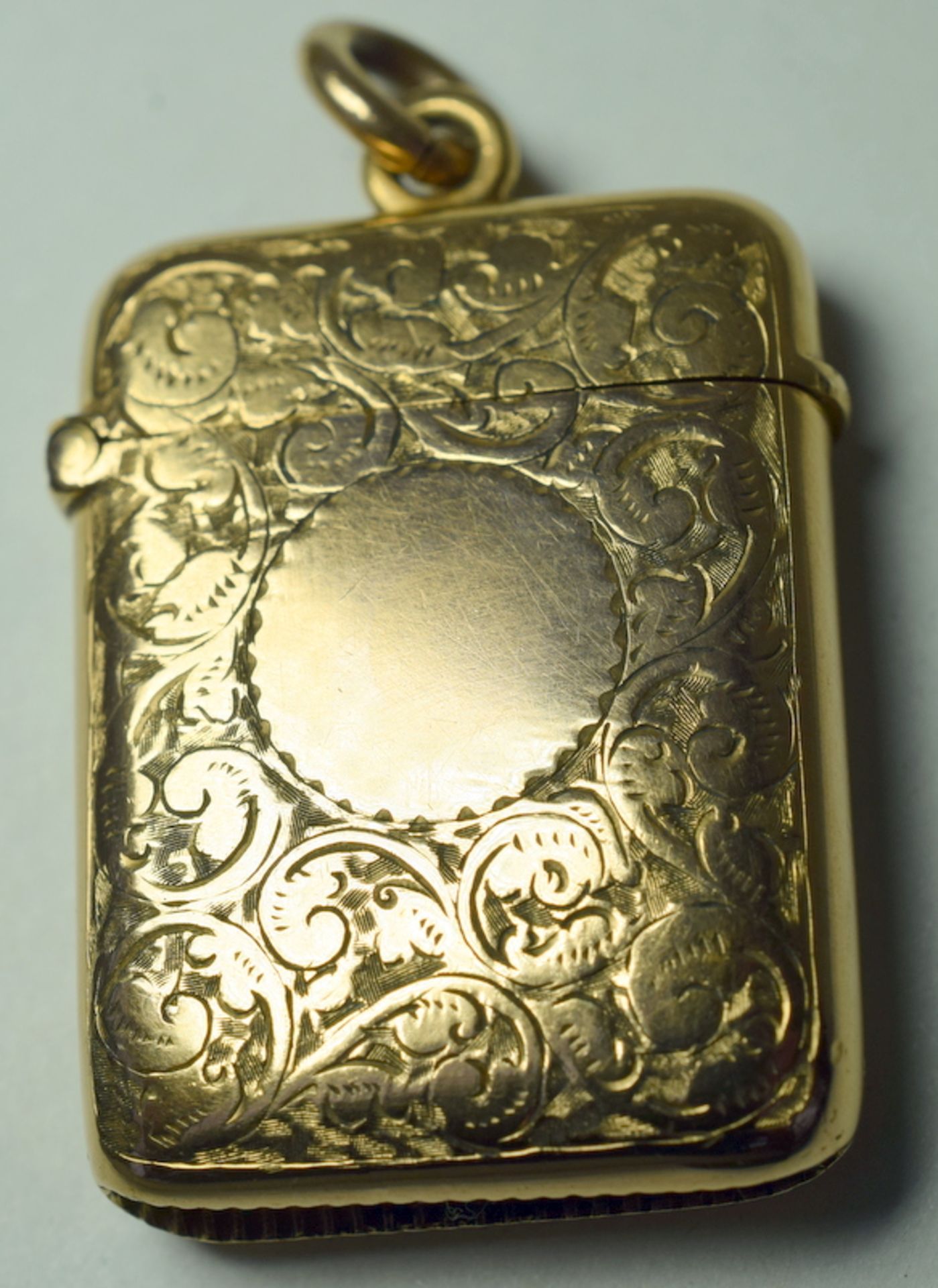 Rare 18ct Gold Antique Vesta Case - Image 2 of 8