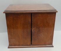 Vintage Retro Oak Smokers Cabinet Jar A/F NO RESERVE