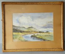Antique Art Framed Watercolour Painting