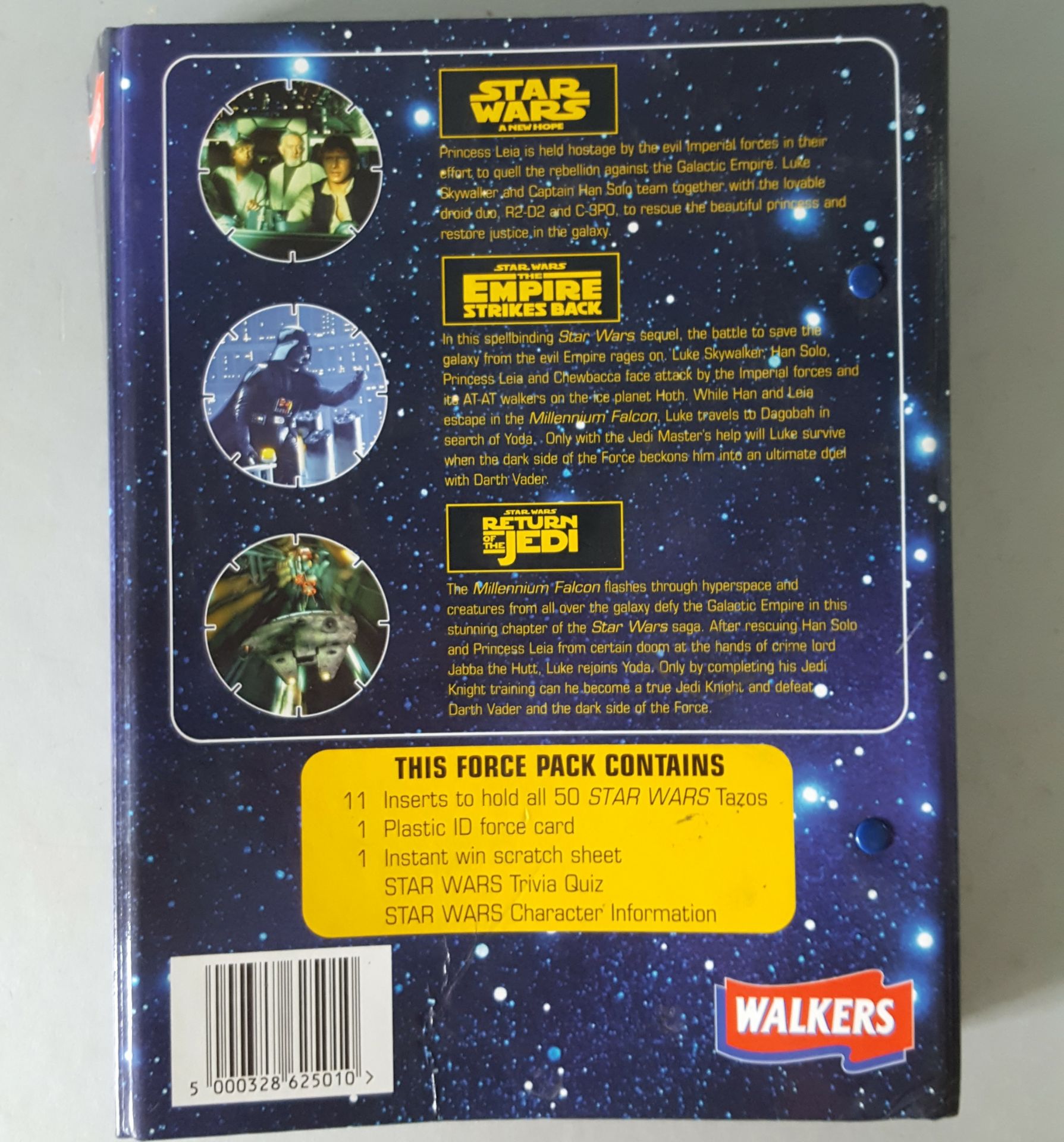 Vintage Collectable Star Wars Tazo Cards Full Set of 50 in Presentation Folder - Image 4 of 4