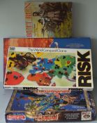 Vintage Retro Parcel 4 Board Games Risk. Bull Run, Key To The Kingdom, Dungeons