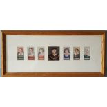 Antique Vintage Retro Framed Cigarette Cards Players Henry VIII and His 6 Wives NO RESERVE