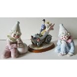 Collectable Clown Baby Figures & one other NO RESERVE