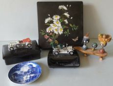 Vintage Retro Parcel Items Includes Lesney Vehicles Ashtray etc Plus Box & Novelties NO RESERVE