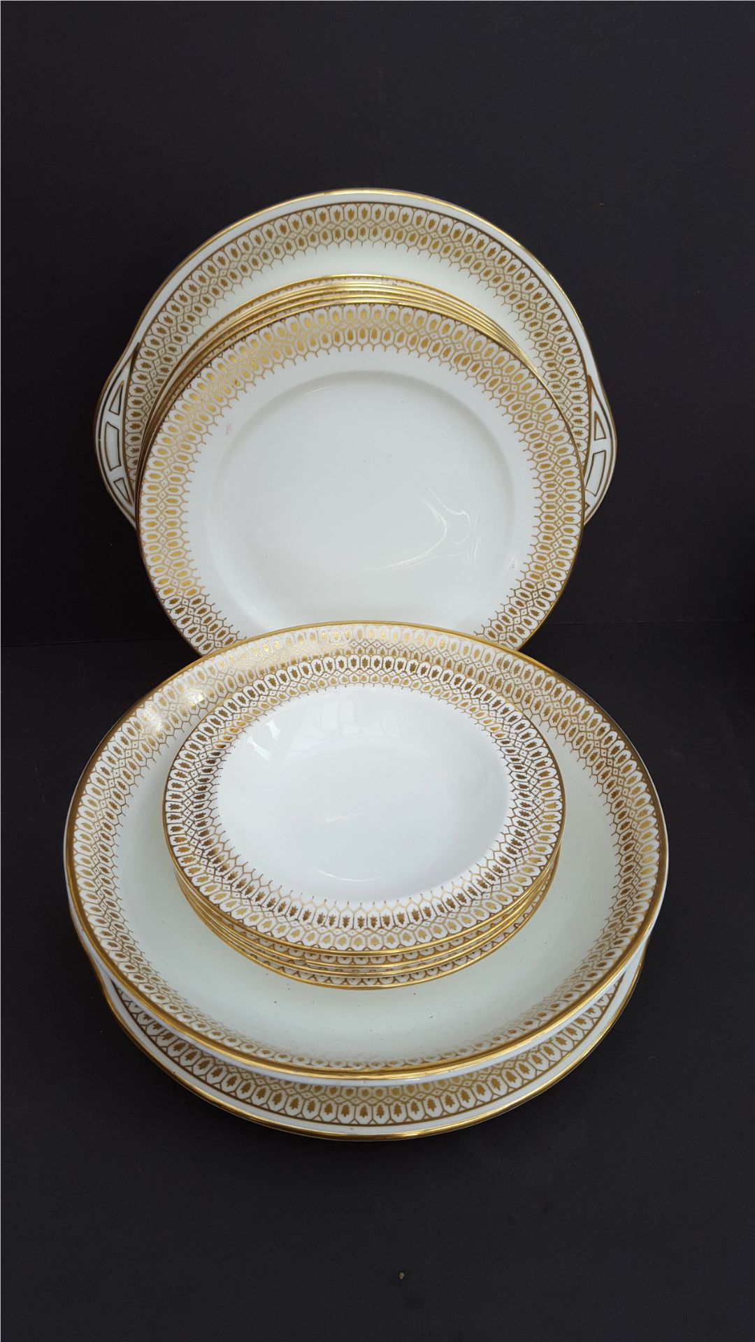 Antique Vintage Collectable George Jones Part China Dinner 14 Pieces in Total