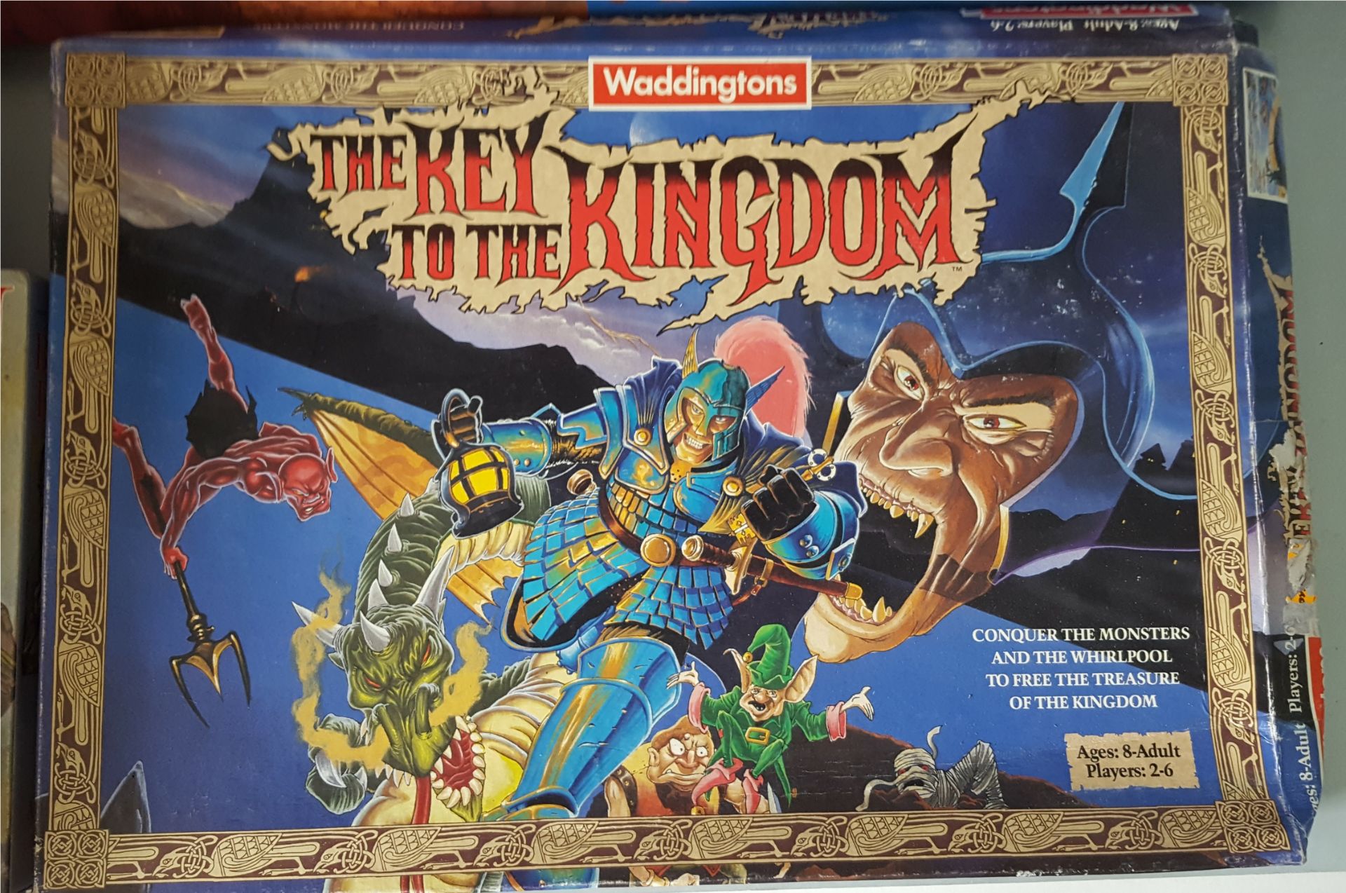 Vintage Retro Parcel 4 Board Games Risk. Bull Run, Key To The Kingdom, Dungeons - Image 4 of 5