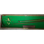 Antique Vintage Snooker Style Bagatelle Board