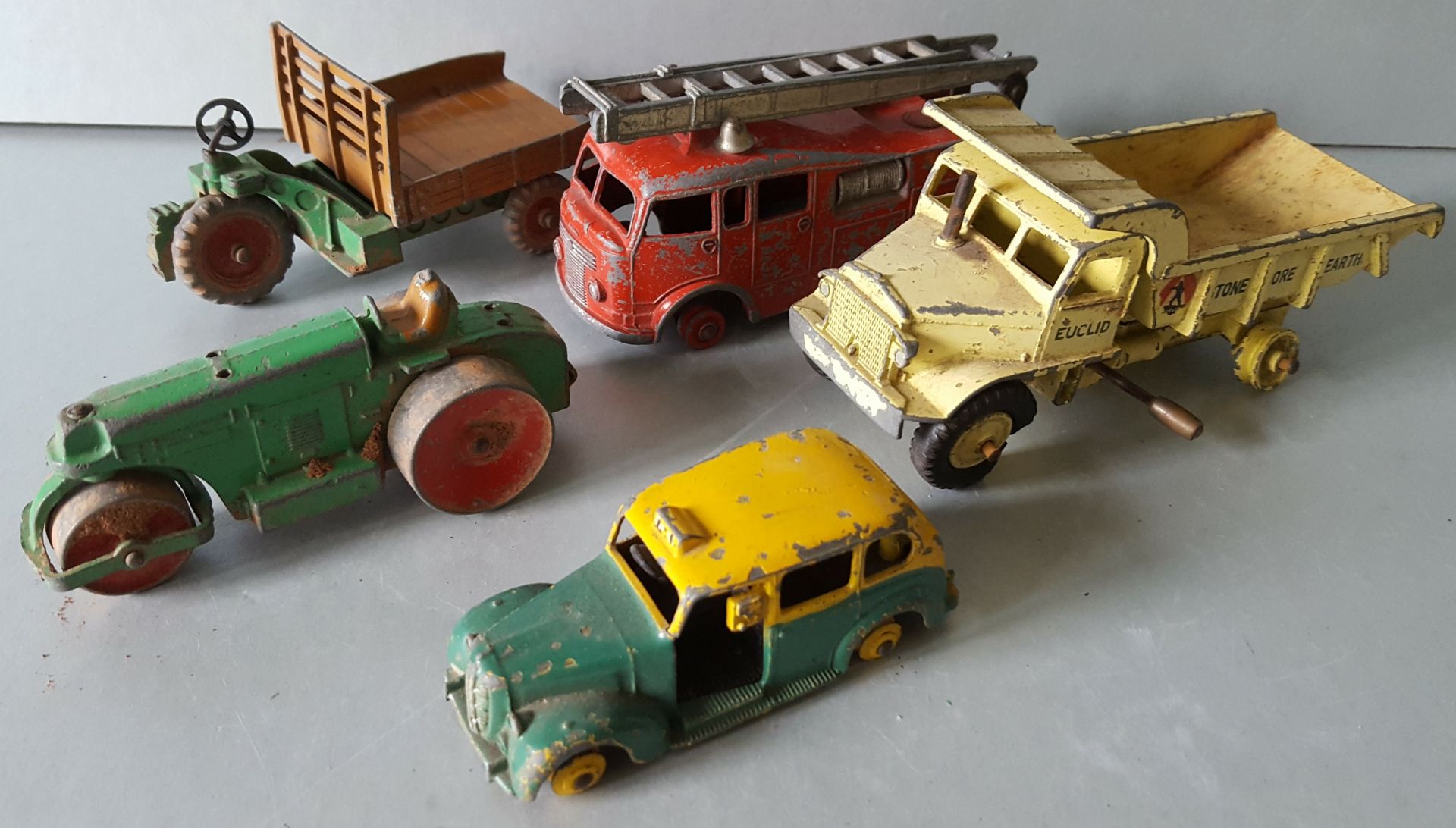 Parcel of Dinky Toy Vehicles Includes Fire Engine c1960's