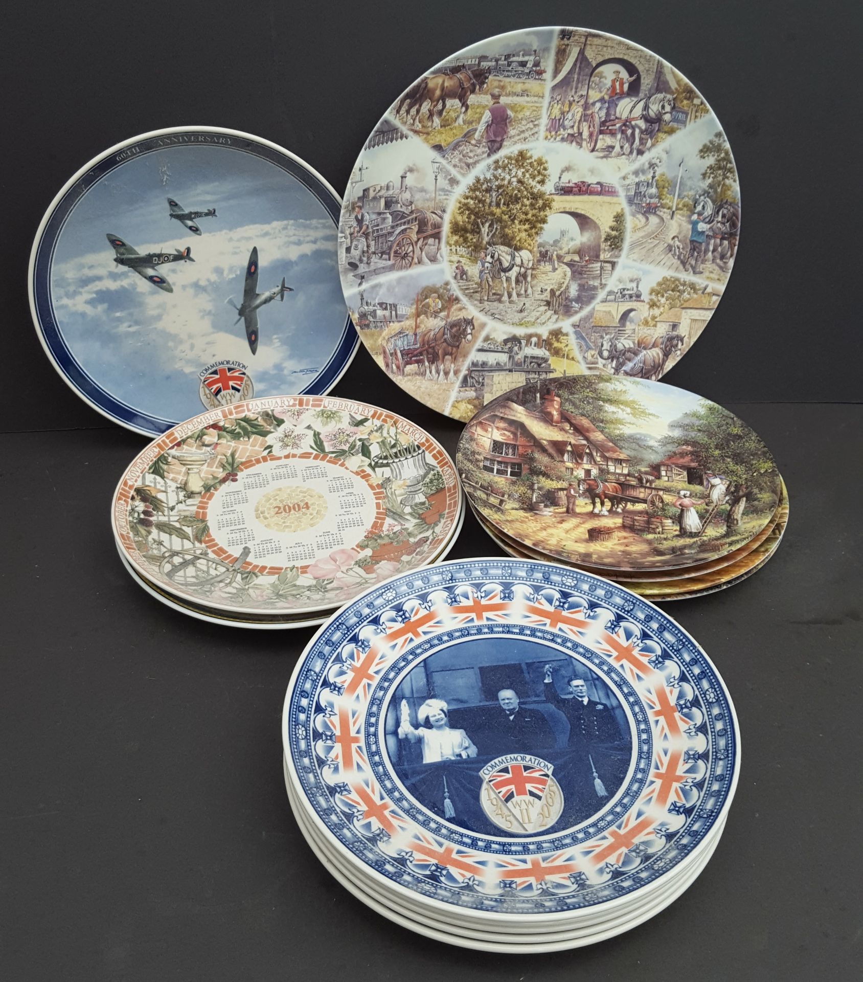 Vintage Collection of 13 Daily Mail & Other Plates