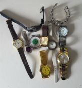 Vintage Retro Parcel of 10 Assorted Wrist Watches NO RESERVE
