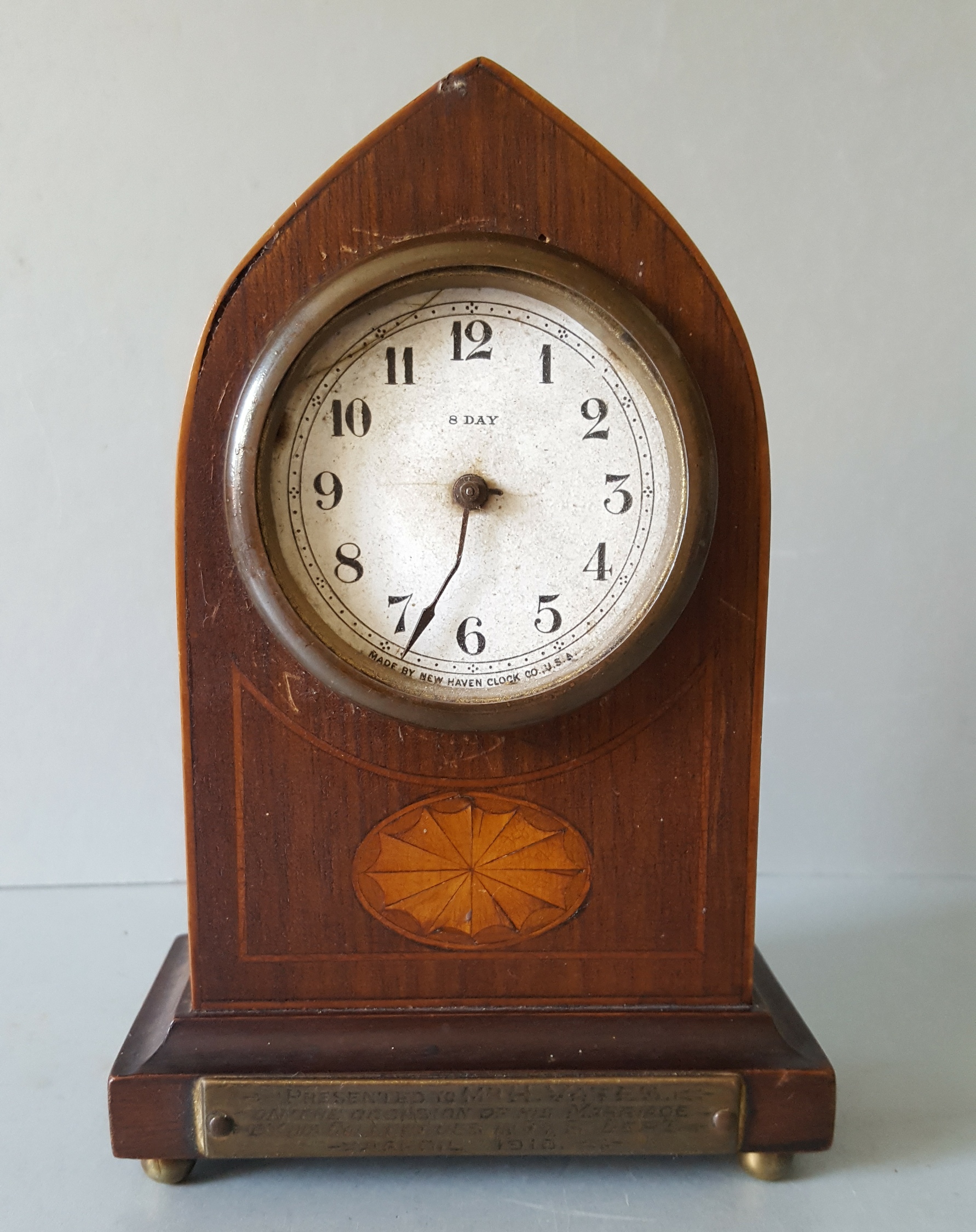 Antique 8 Day New Haven USA Clock