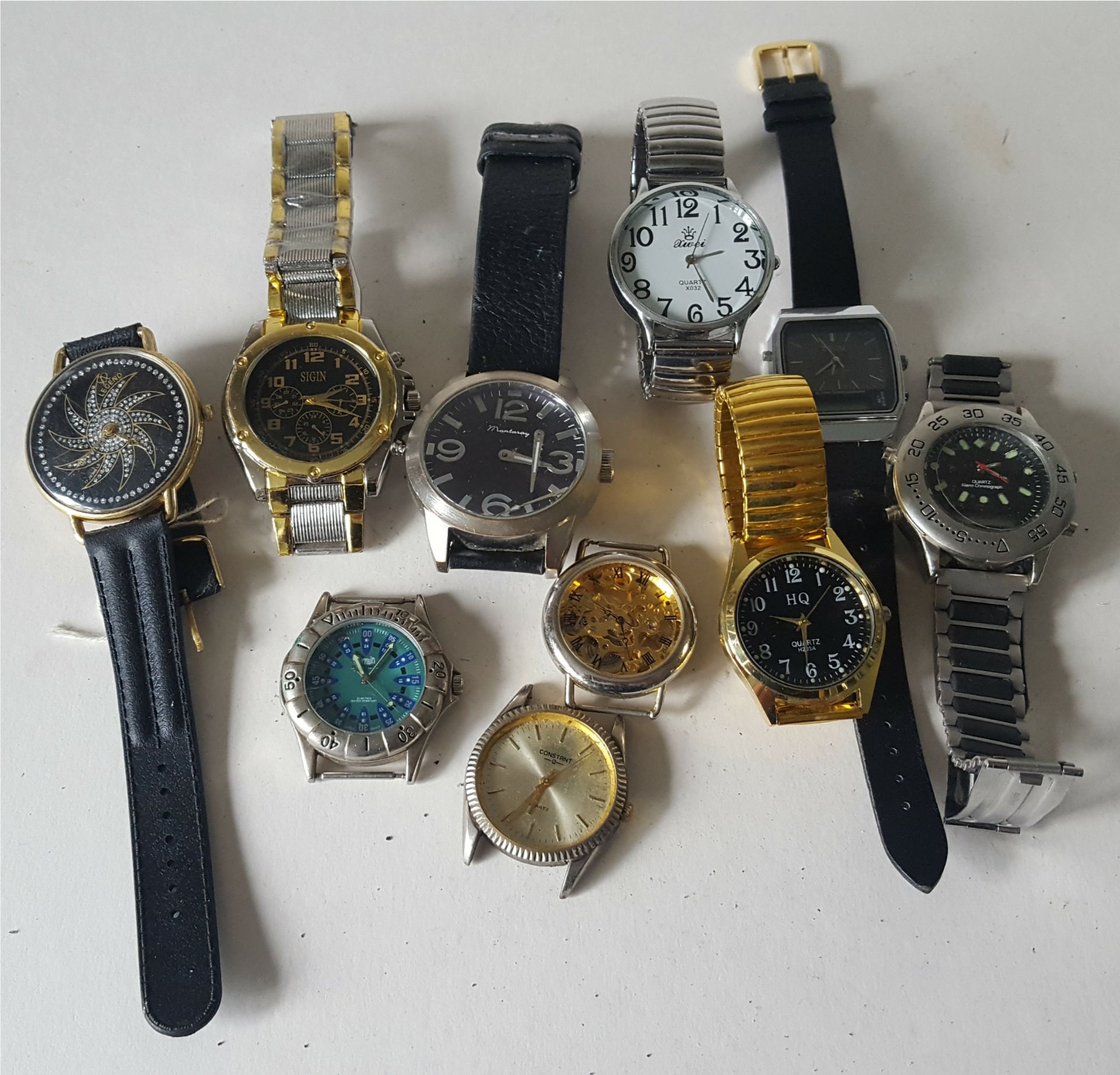 Vintage Retro Parcel of 10 Assorted Wrist Watches NO RESERVE