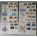 Vintage Parcel 14 Collectable First Day Cover Isle of Man 1973 to 1980