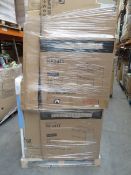 (R1) PALLET TO CONTAIN 16 ITEMS OF VARIOUS BATHROOM STOCK TO INCLUDE: TOILET PAN, BASIN CABINET,