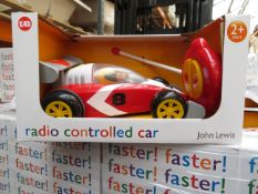 10 x John Lewis Radio Controlled Cars - Suitable For Ages 2+. Price Marked at £45 each, giving