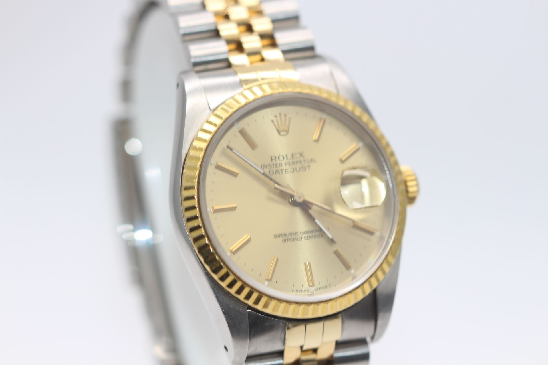 Rolex Datejust Bimetal, 38mm, Stainless Steel and 18ct Yellow Gold - Image 2 of 6