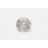 One Loose Diamond, Weight- 1.34 Carat, Clarity- I1, Color- i, All Natural Diamond, No Enhancments,