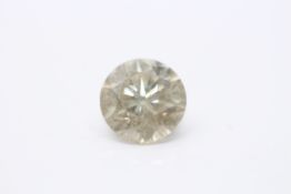 One Loose Diamond, Weight- 1.19 Carat, Clarity- I1, Color- L, All Natural Diamond, No Enhancments,