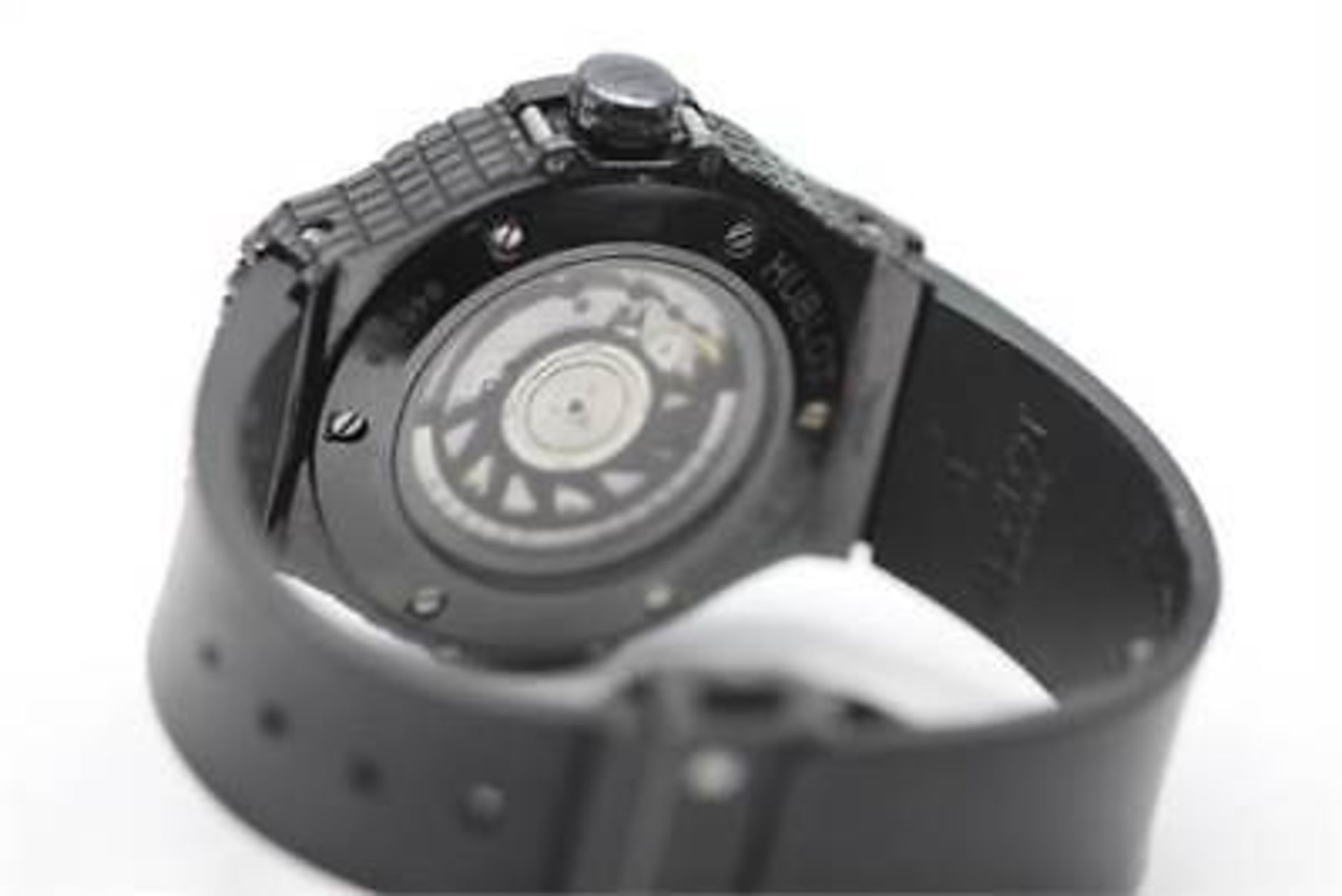 Mens 2016 Hublot Caviar, Full Ceramic Case and Black Rubber Strap - Image 2 of 4