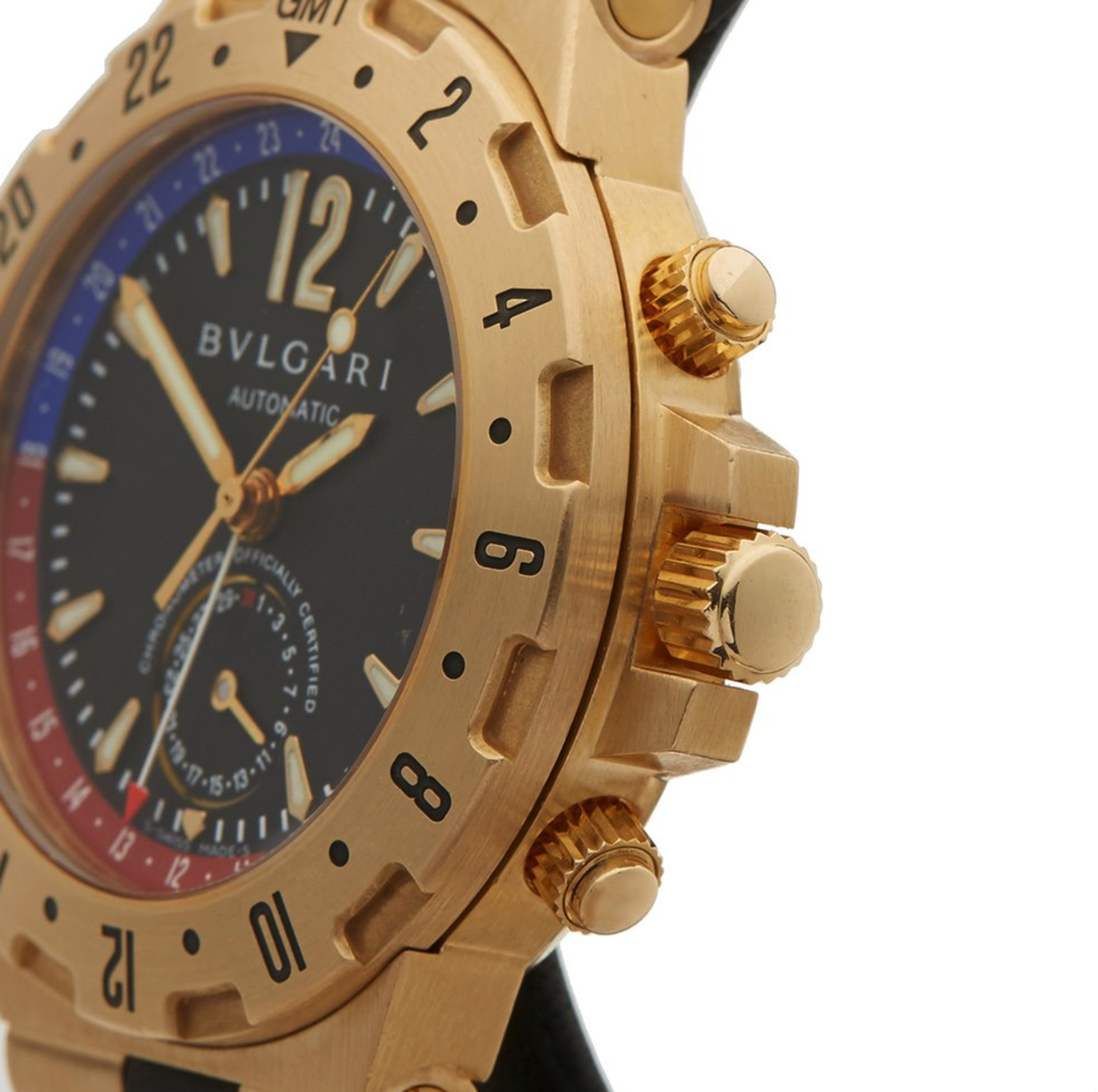 Bulgari Diagono GMT 40mm 18K Yellow Gold - D29854 - Image 7 of 9