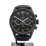 Tag Heuer Grand Carrera Flyback Chronograph 43mm Pvd Coated Titanium - CAR2B80.FC6325
