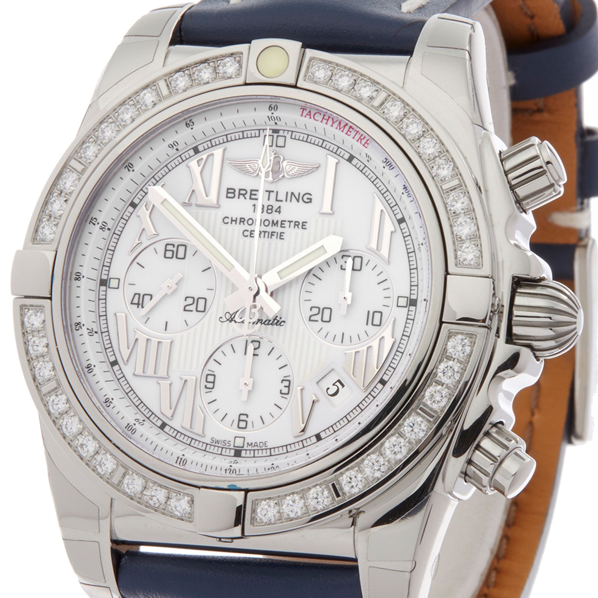 Breitling Chronomat Diamond Stainless Steel - AB011053/A690