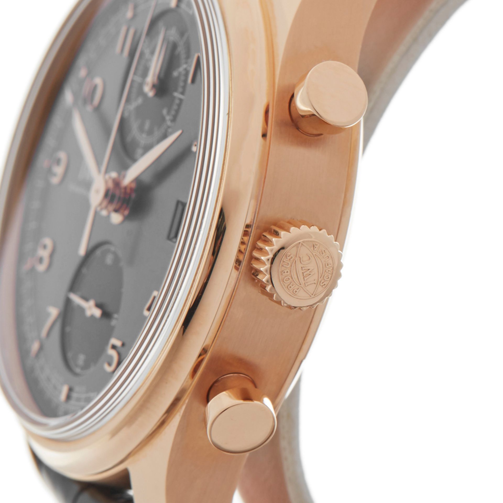 IWC Portuguese Chronograph 42mm 18K Rose Gold - IW390405 - Image 4 of 9